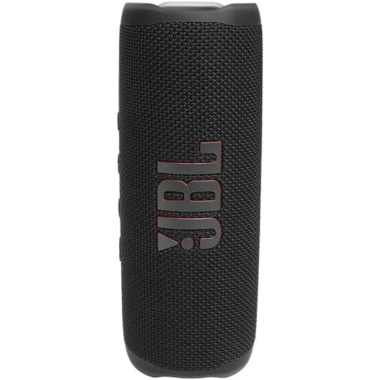 JBL FLIP 6 Waterproof Portable Speaker Bundle with gSport Carbon Fiber Case (Black)  (Refurbished) Free Shipping Low Pice