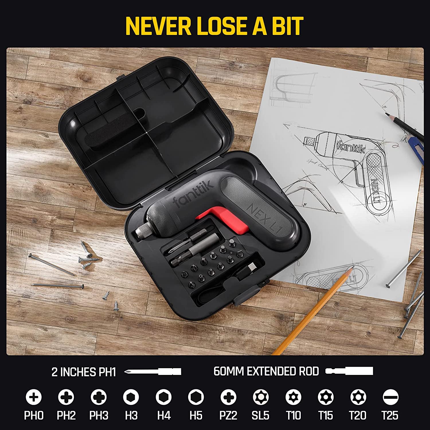 Fanttik Cordless Screwdriver Kit Cheap Sale New Arrival