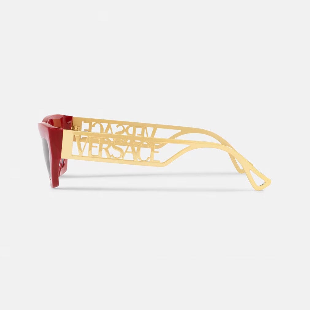 Versace 90s Vintage Logo Cat-Eye Sunglasses (Refurbished) With Paypal Low Pice