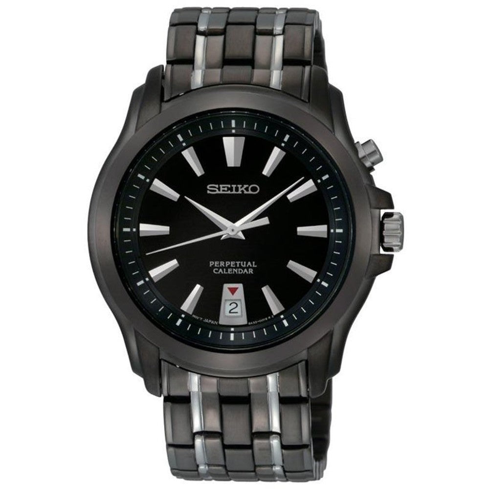 Seiko Perpetual Calender Stainelss Steel Men's Watch Free Shipping In China