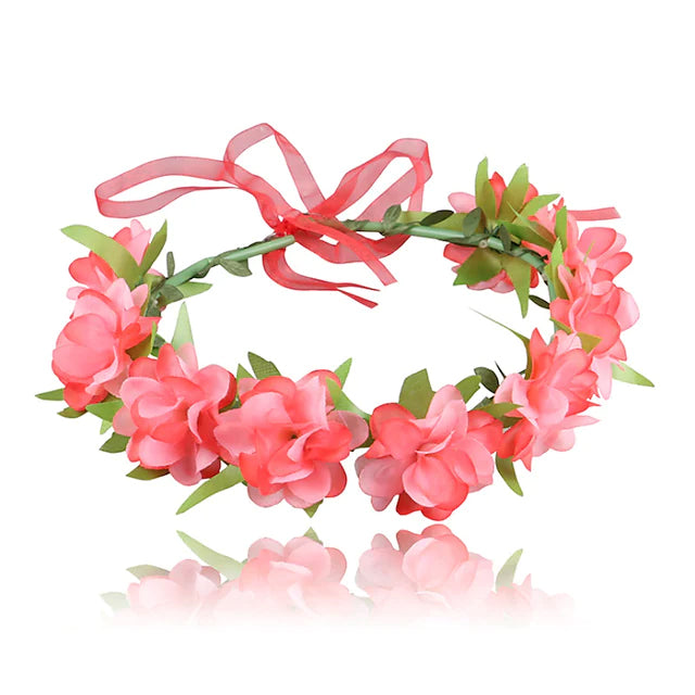 2-Pack: Girl's Floral Style Polyester Hair Accessories Free Shipping 100% Original