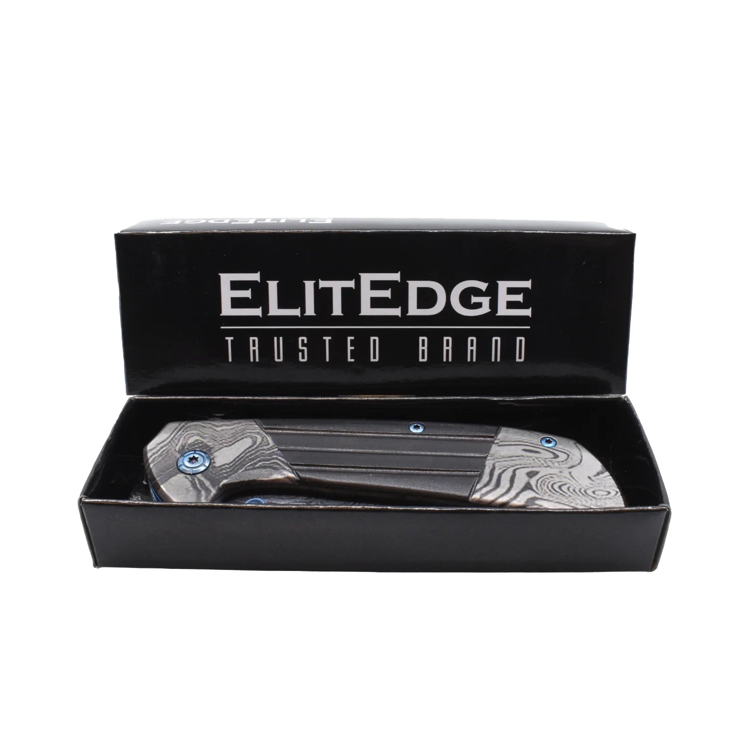 7.75 Titanium & Damascus Folding Knife Finishline Online