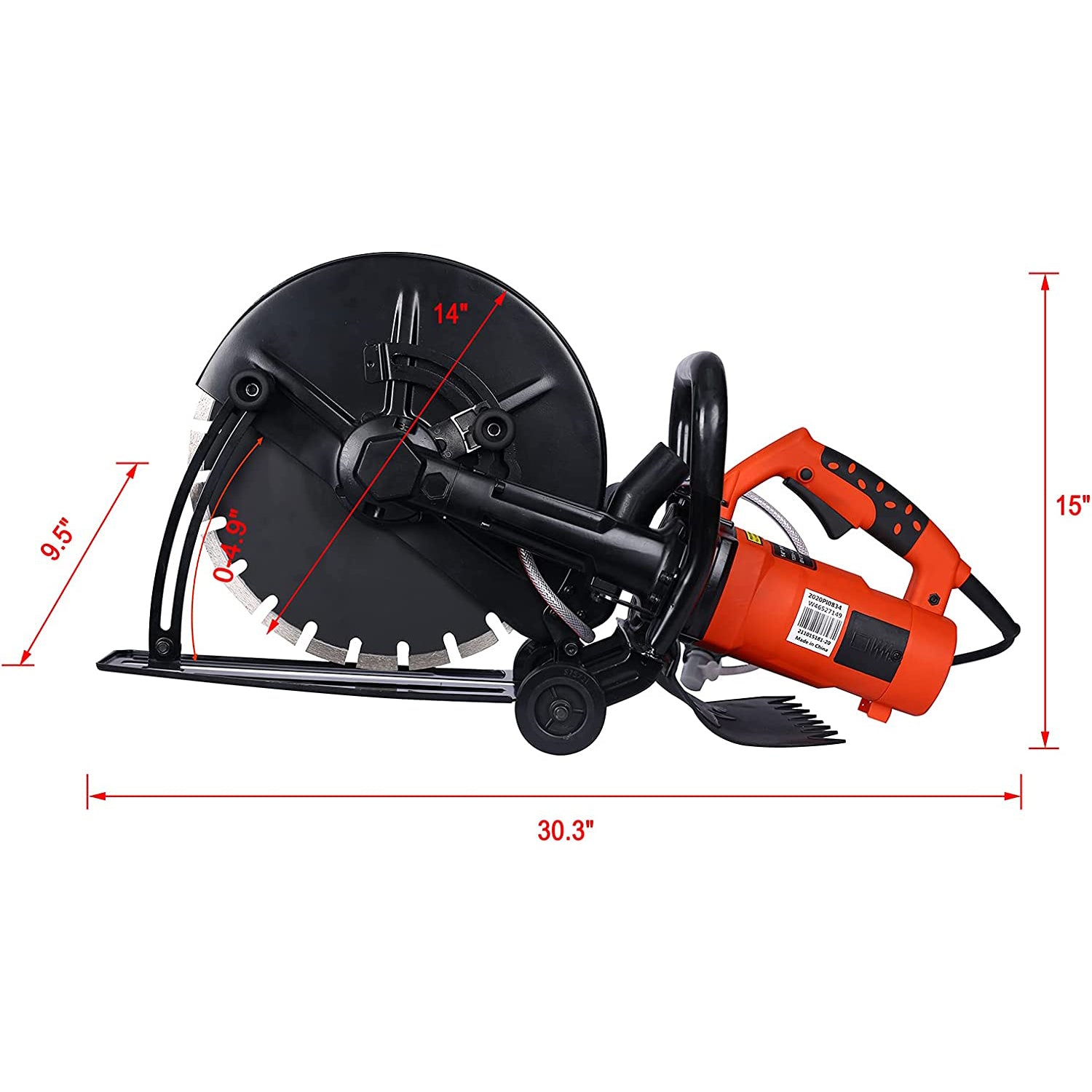 2800W Portable 14 Electric Cutter Circular Saw Concrete Saw Cheapest Pice Cheap Online