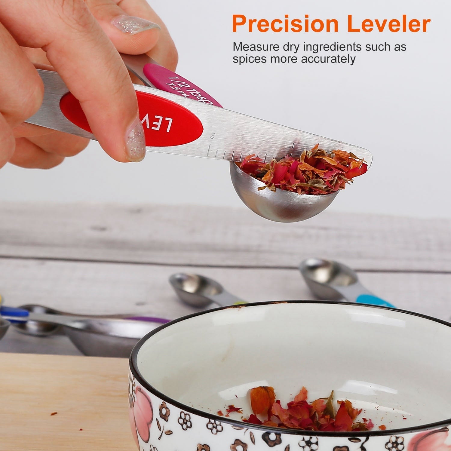 Dual Sided Magnetic Measuring Spoons Sale Good Selling