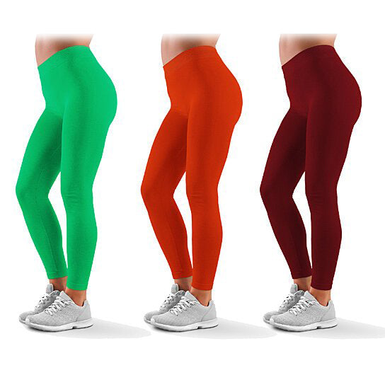 3-Pack: Ultra-Soft High Waisted Capri Leggings Sale Great Deals