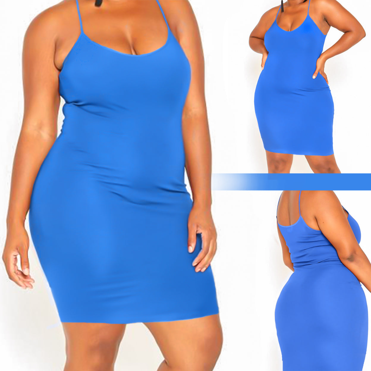 2-Pack: Mystery Deal: Ladies Seamless Long Poly Camisole Dress Low Cost Sale Online