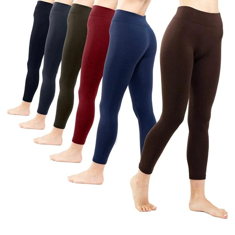 6-Pack: Hot Women’s Fleece Lined Leggings High Waist Soft Stretchy Warm Leggings Websites For Sale