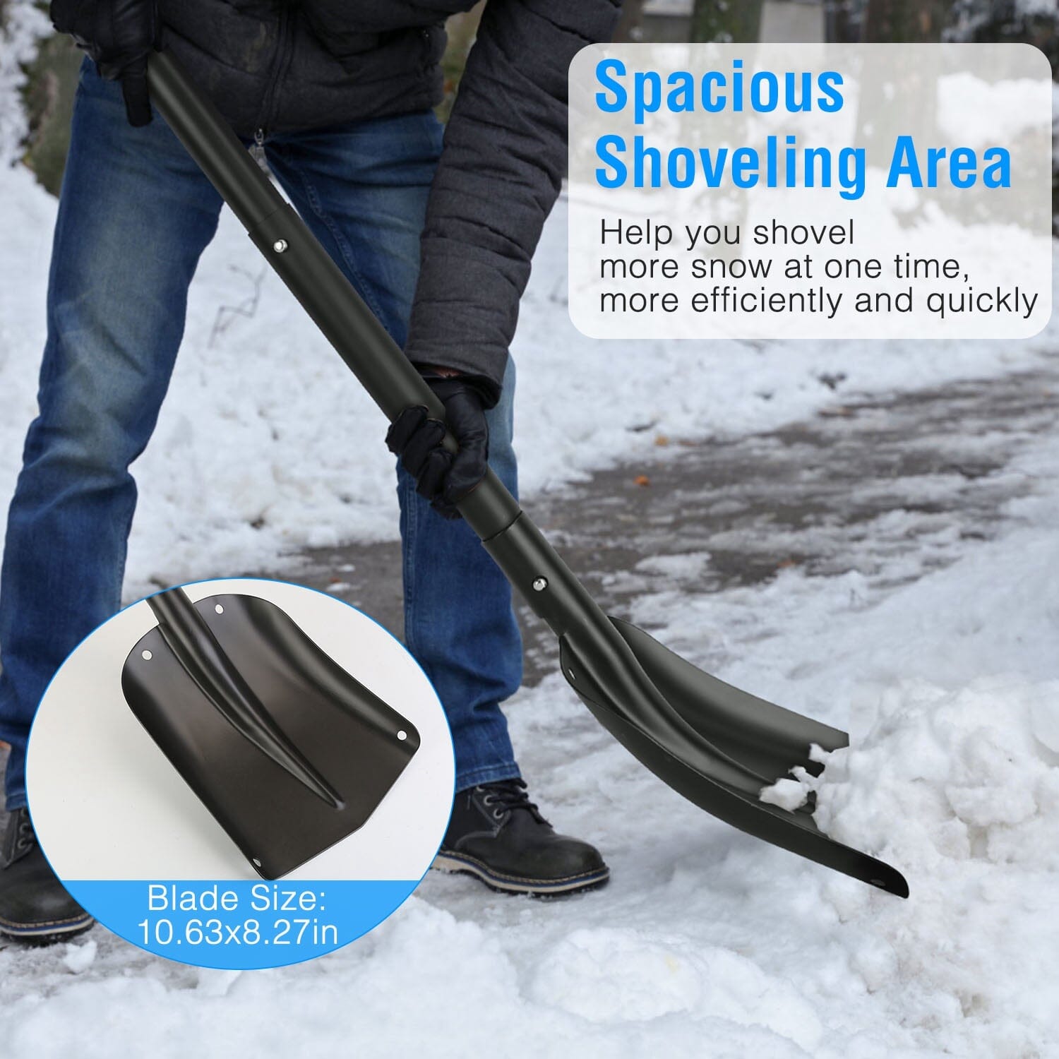 Aluminum Snow Shovel Portable Lightweight Camping Garden Beach Shovel Sale Nicekicks