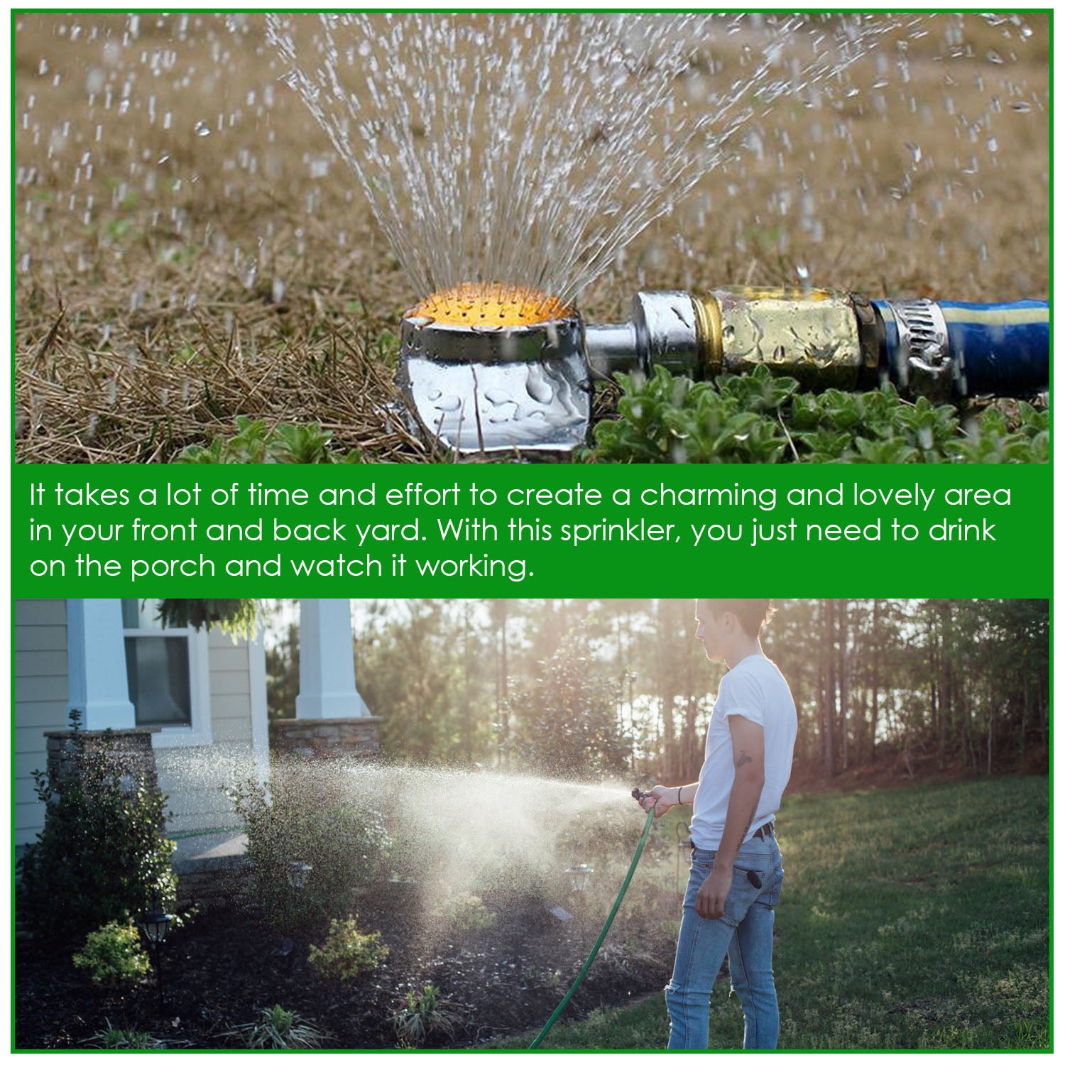 2-Pieces: Circular Spot Sprinkler 60 Degree with Gentle Water Flow Clearance Official Site