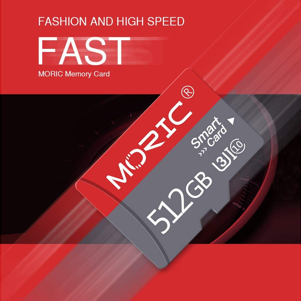 Moric 512GB Micro SD Card Fast Speed MicroSDXC UHS-I Memory Card  (Refurbished) Free Shipping Marketable