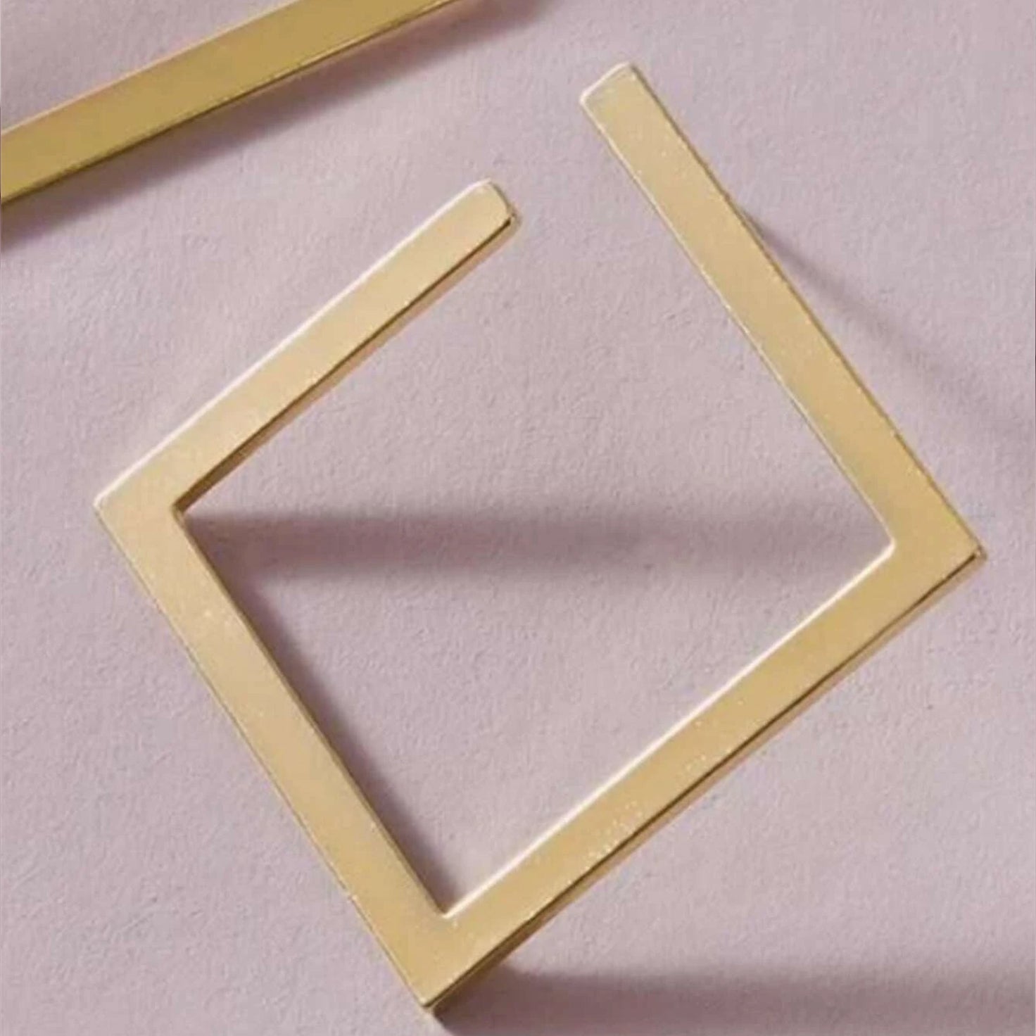 2-Pairs: Minimalist Geometric Drop Earrings Sale Sast