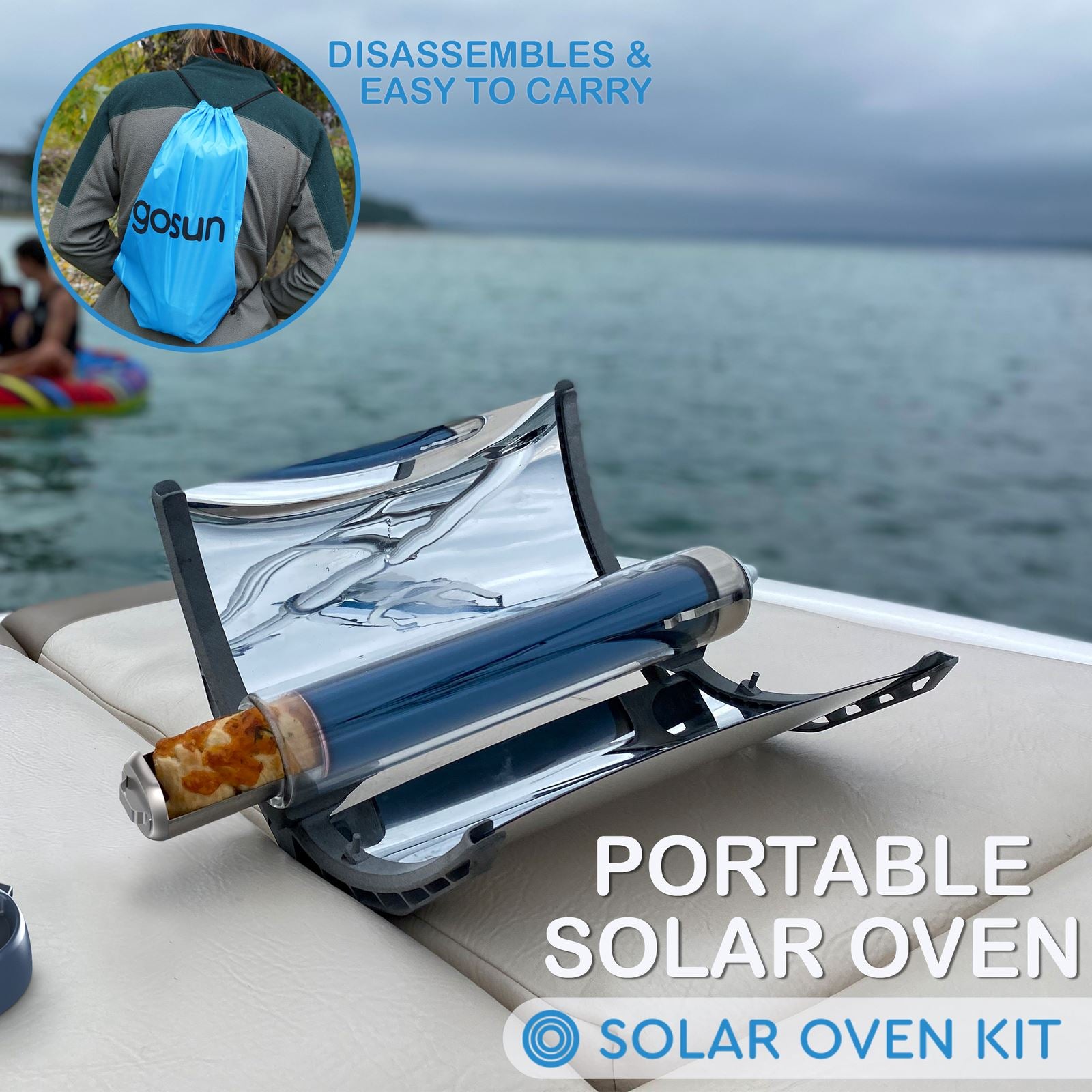 GoSun Portable Solar Oven Kit Cooks within 20 Minutes up to 550F Cheap Low Cost