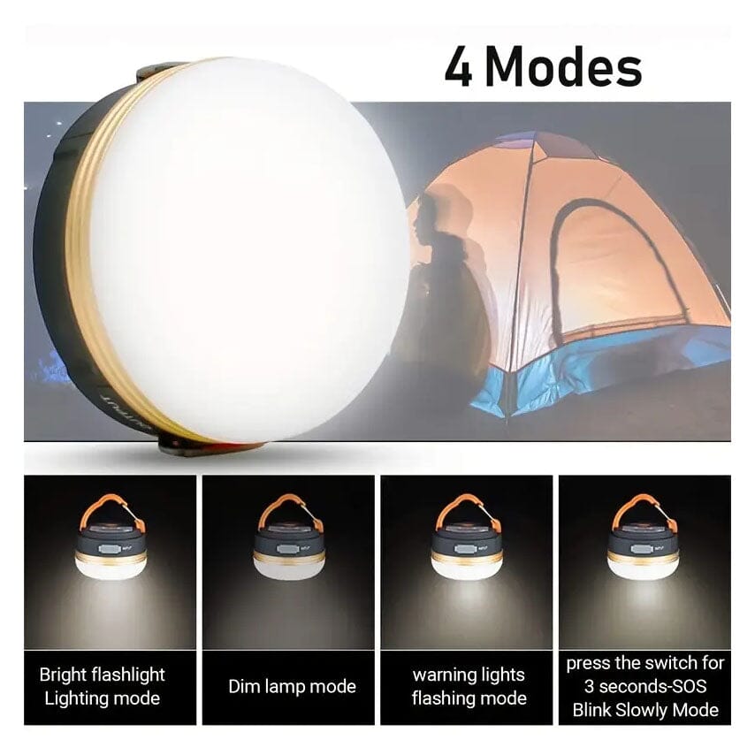 Rechargeable LED Camping Lantern with Magnet Base Fashionable