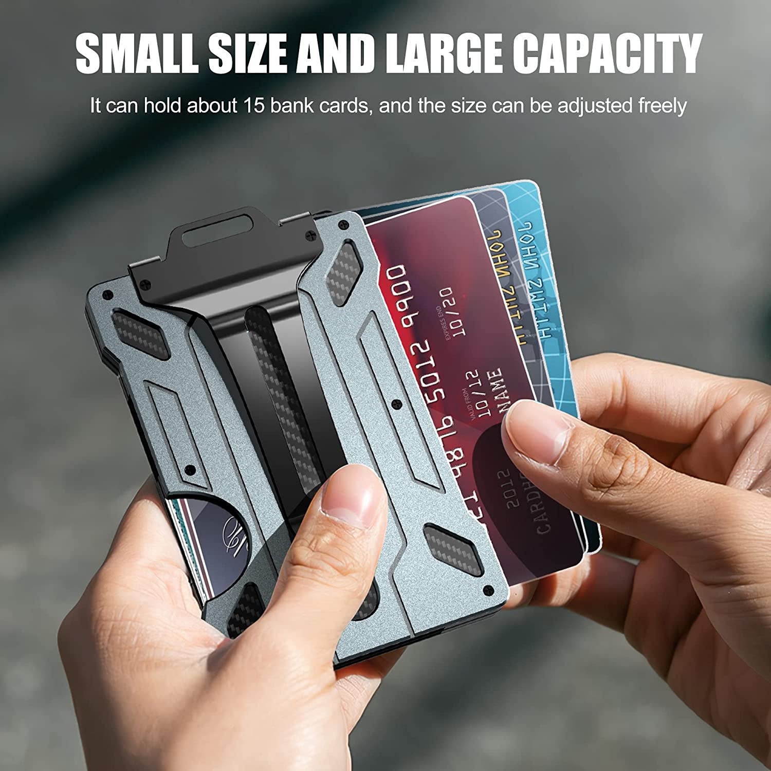 Slim Aluminum Metal Money Wallet Clearance Store Cheap Online