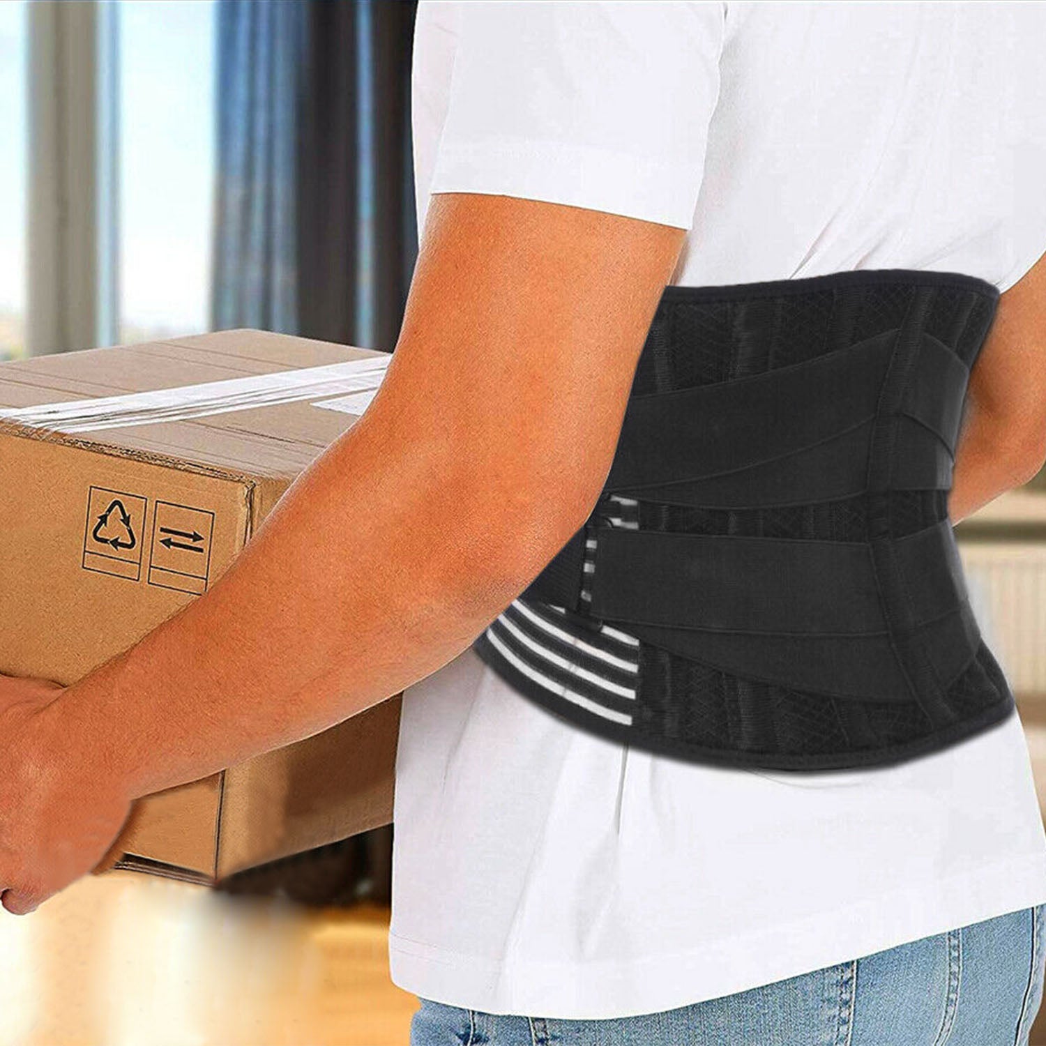 Back Support Brace Breathable Mesh Lumbar Support Belt Free Shipping Eastbay