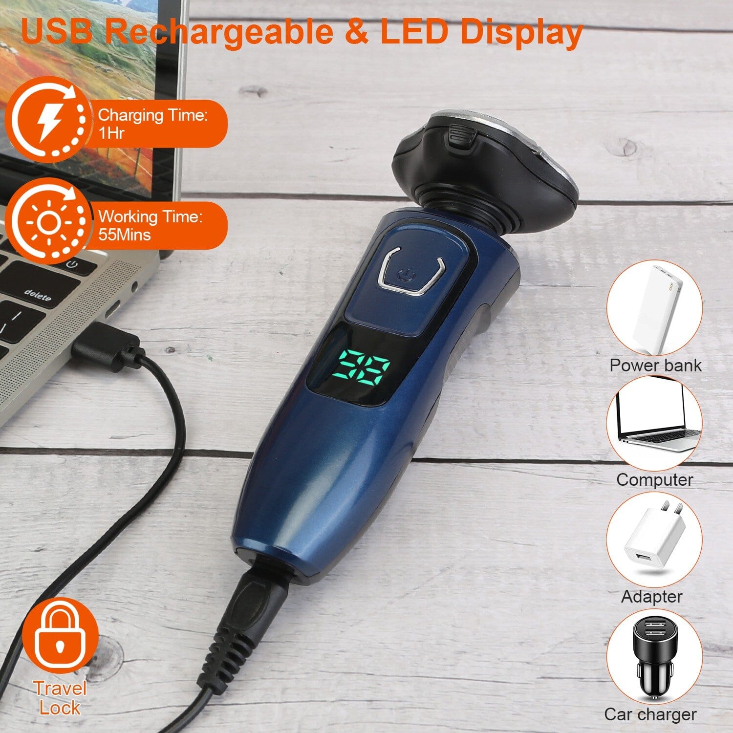 4-In-1 Electric Razor Shaver Rechargeable Cordless Real Sale Online