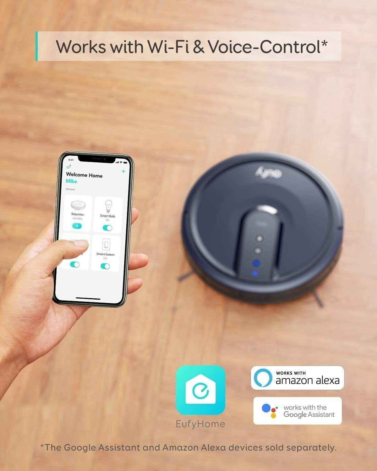 eufy RoboVac 25C Robotic Vacuum Cleaner Wi-Fi Smart Robot (Refurbished) Clearance Official Site