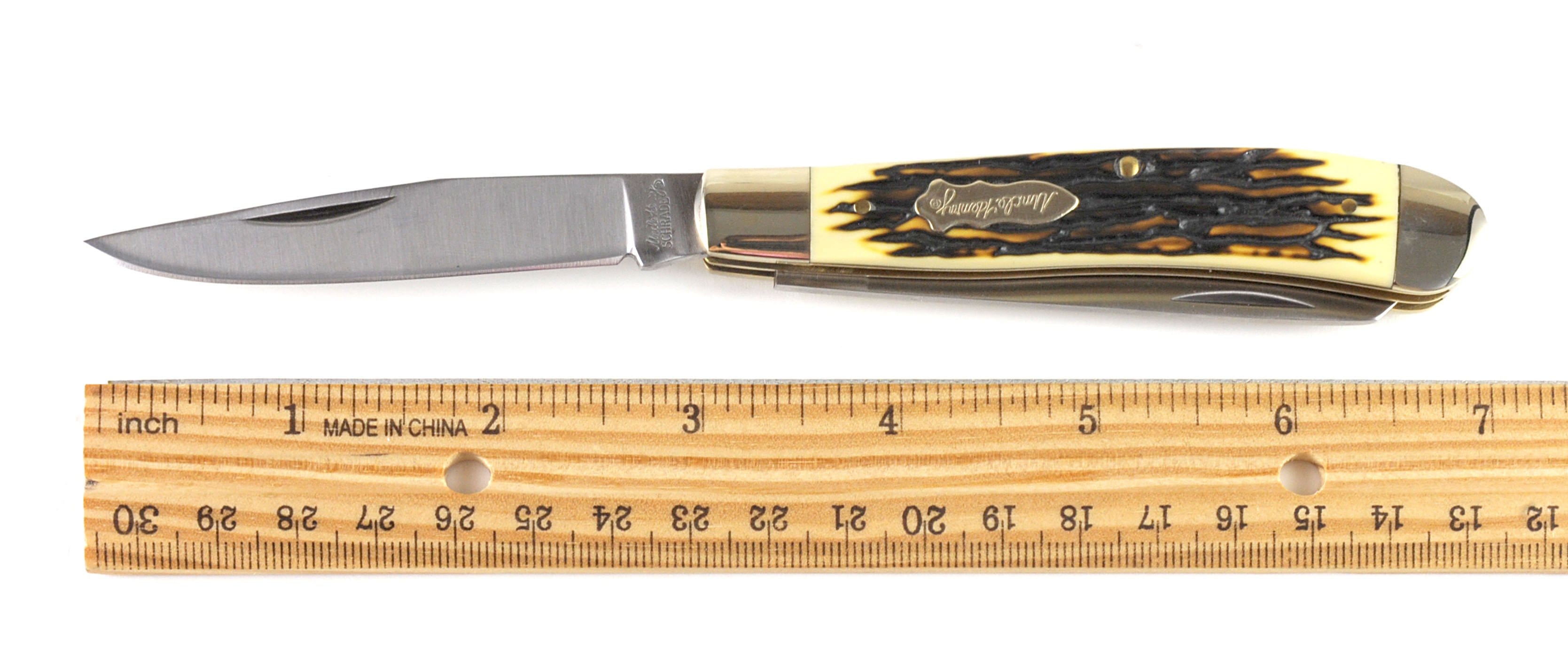 Schrade Uncle Henry Pro Trapper, 2 3.2 Blades, Staglon Handle - 285UH Discount Footlocker Pictures