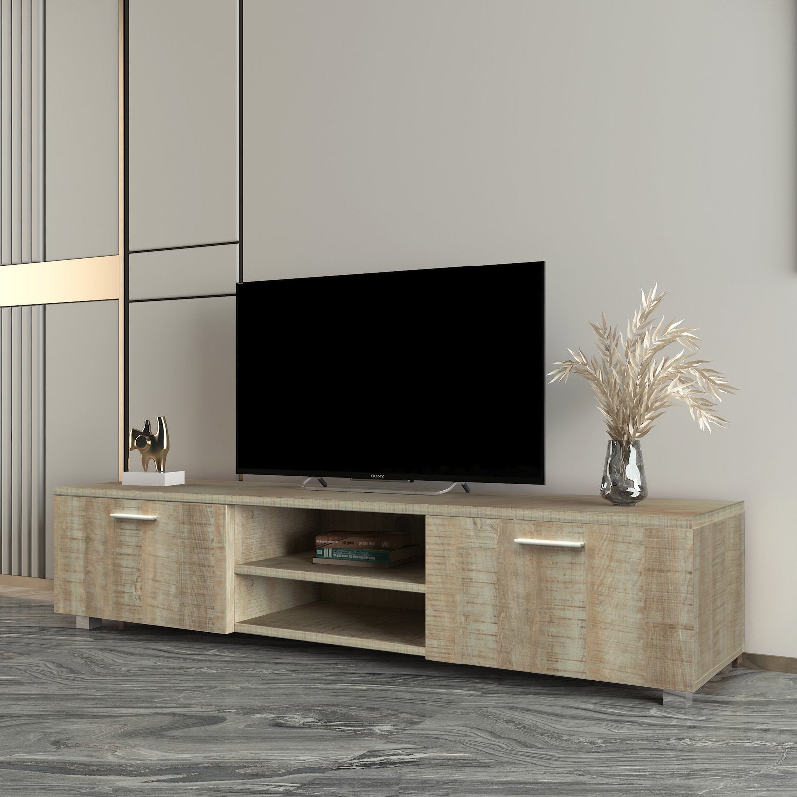 TV Stand for 65 70 Inch Flat TV Buy Cheap How Much