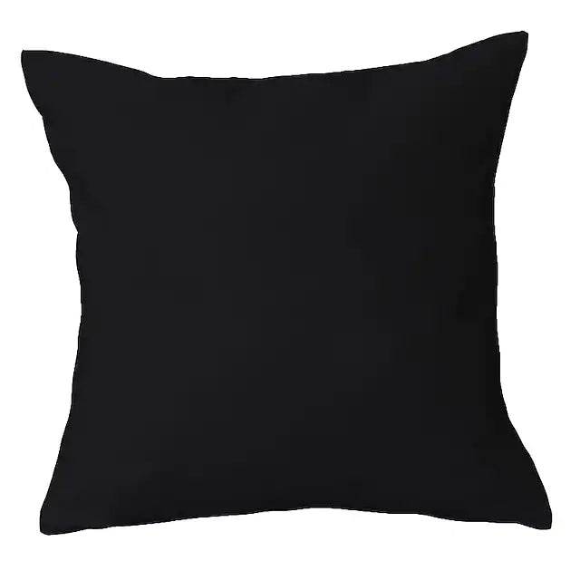 2-Piece: Solid Colored Simple Square Pillowcases Clearance Largest Supplier