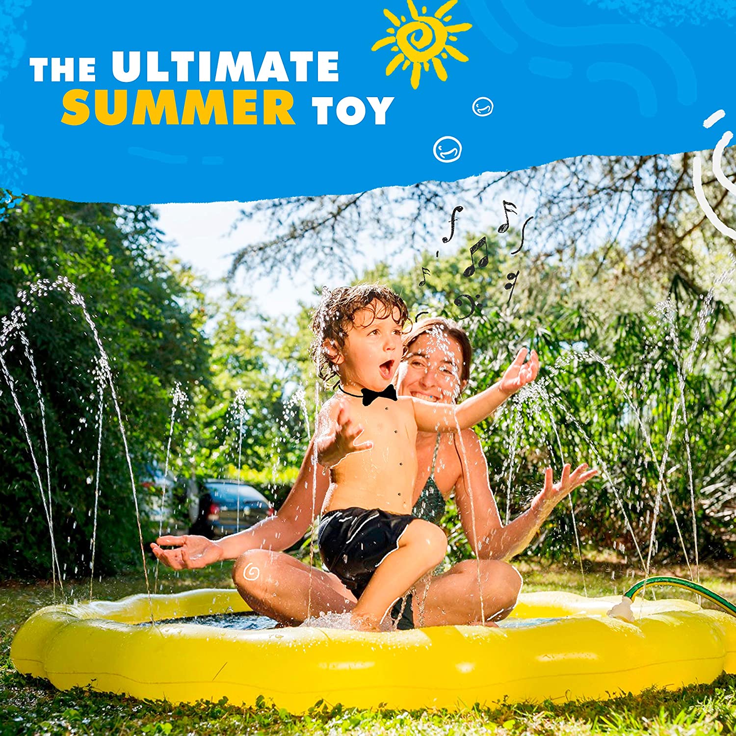 3-in-1 Splash Pad Kids Fountain Clearance New Arrival