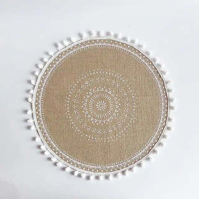 Round Mandala Placemats Sale 2025 Newest