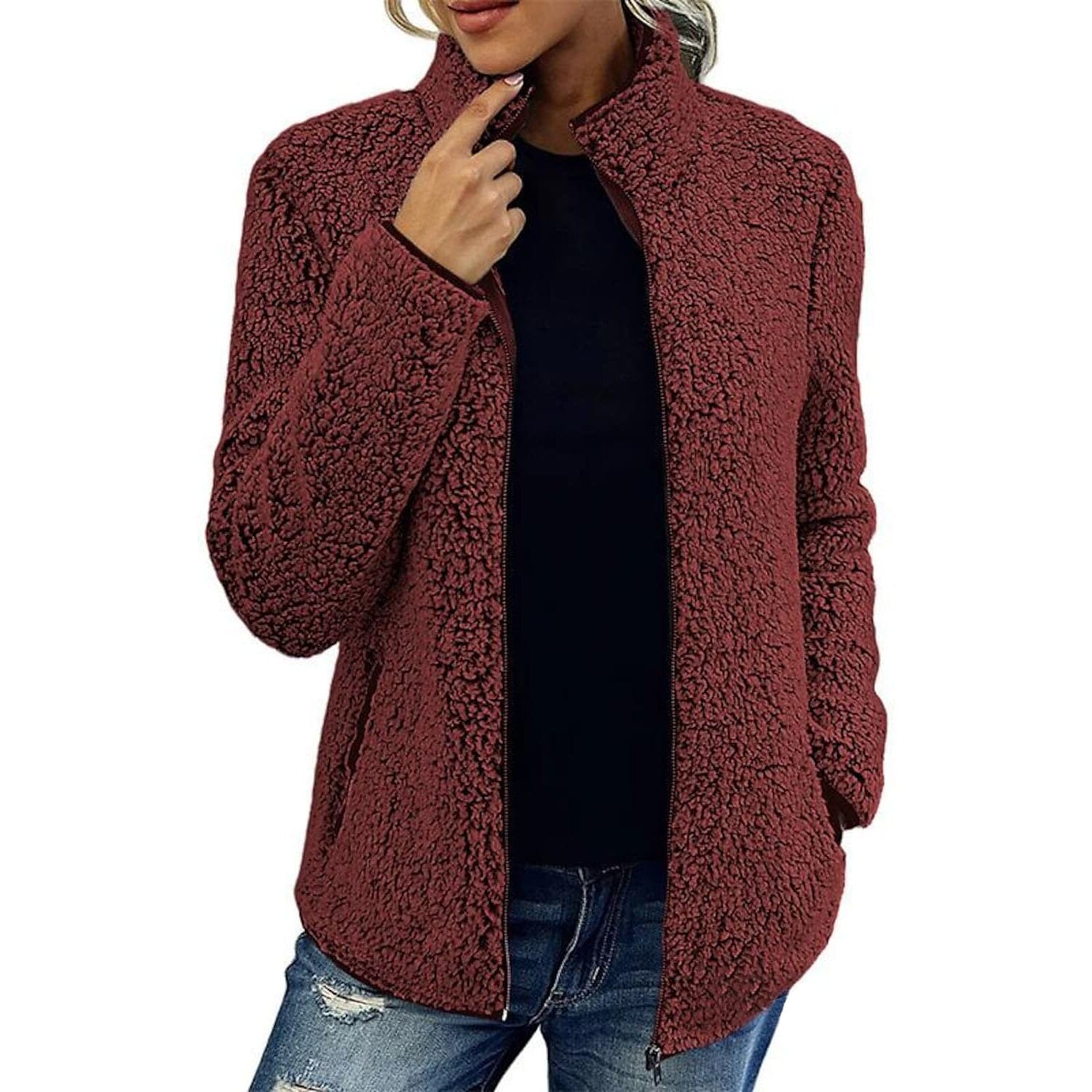 Women's Zip Up Jacket Long Sleeve Buy Cheap Wholesale Pice