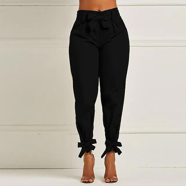 Women's Fashion Drawstring Ankle Trousers Buy Cheap Authentic