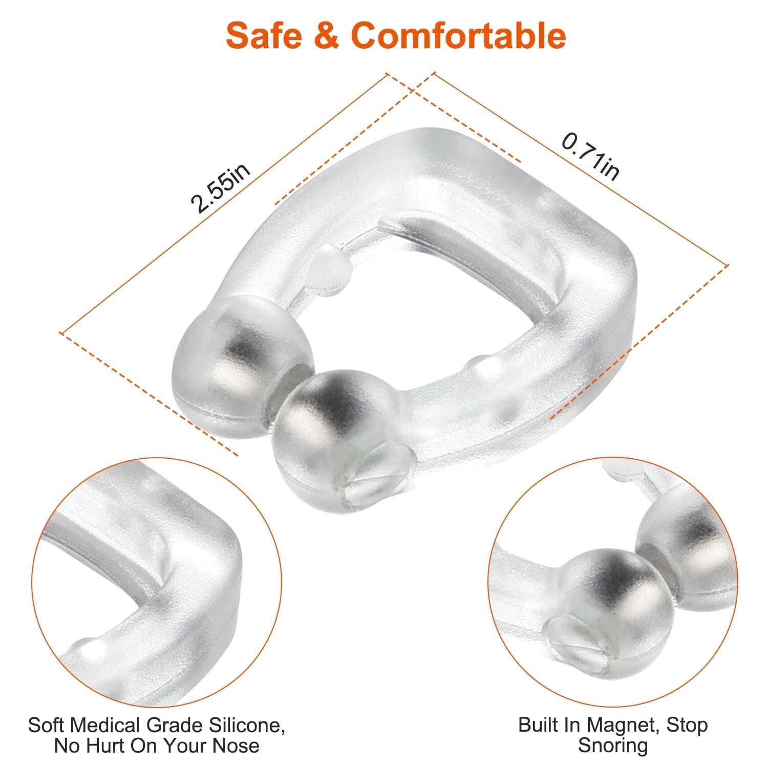 4-Pieces: Magnetic Nose Clip Anti Snoring Device Cheap Sale Enjoy