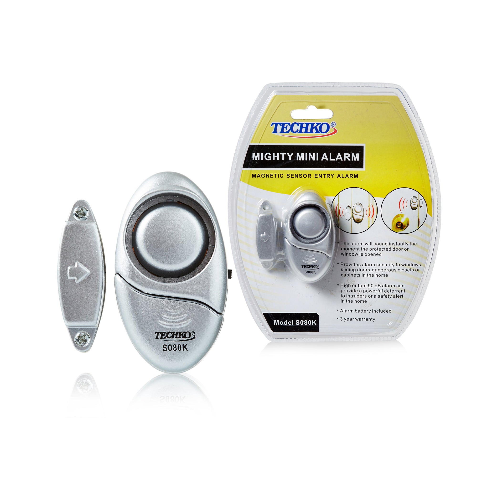 2-Pack: Mighty Mini Alarm for Doors & Windows Explore Online