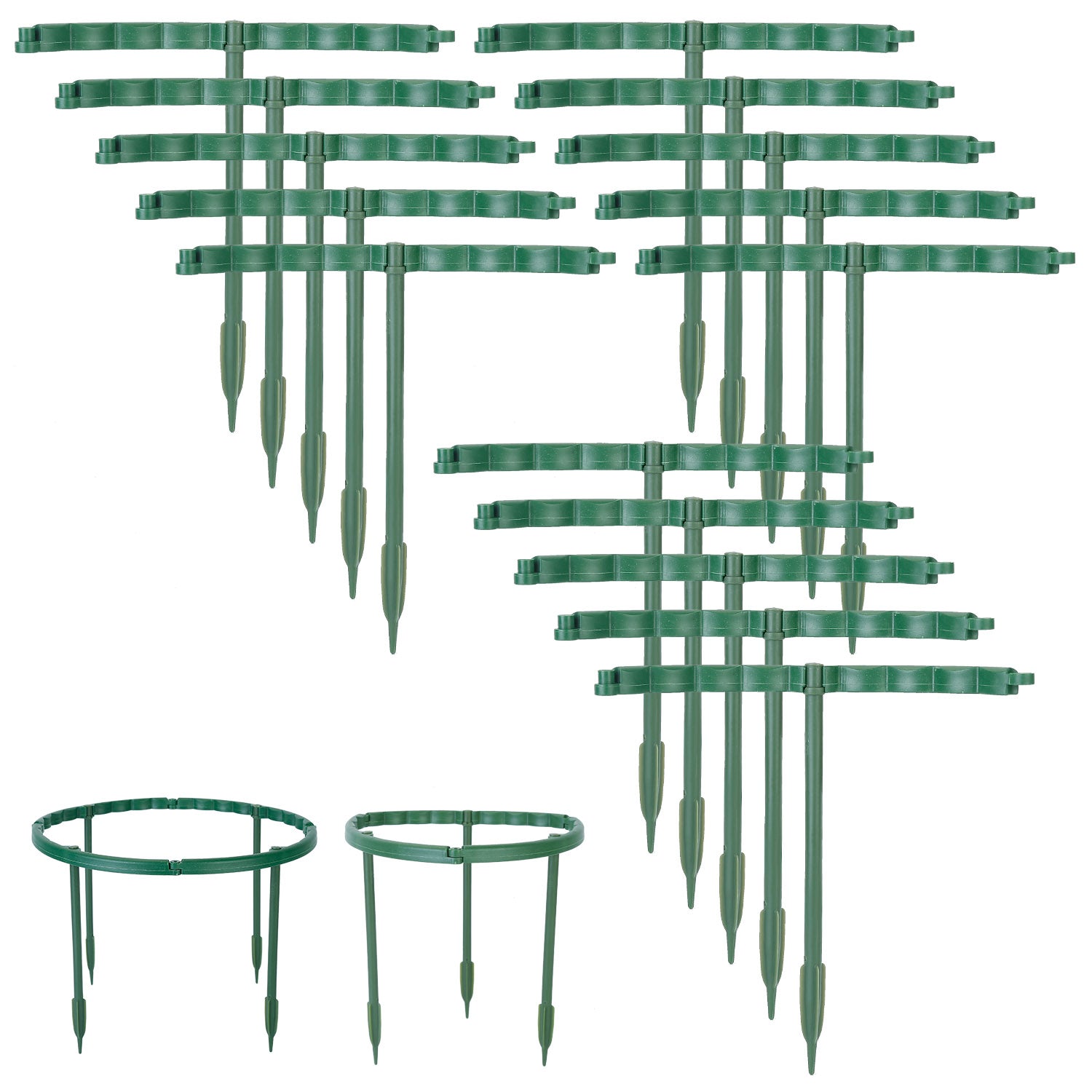 15-Piece: Garden Plant Support Stakes Cheap Sale With Mastercard