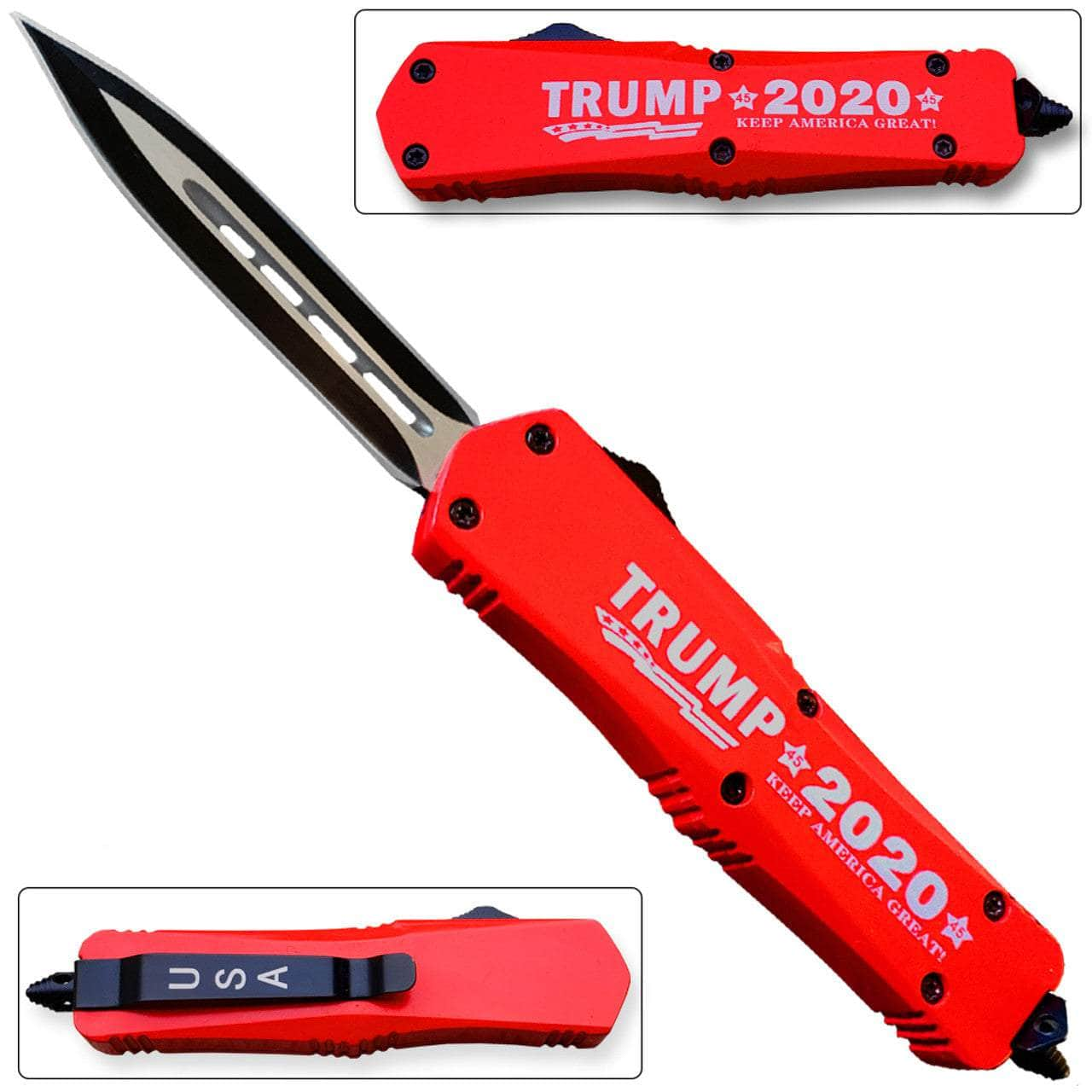 Make America Great - Trump 2020 Double Edge OTF Limited EditionOTFM-2020RD Cheap Sale Pick A Best