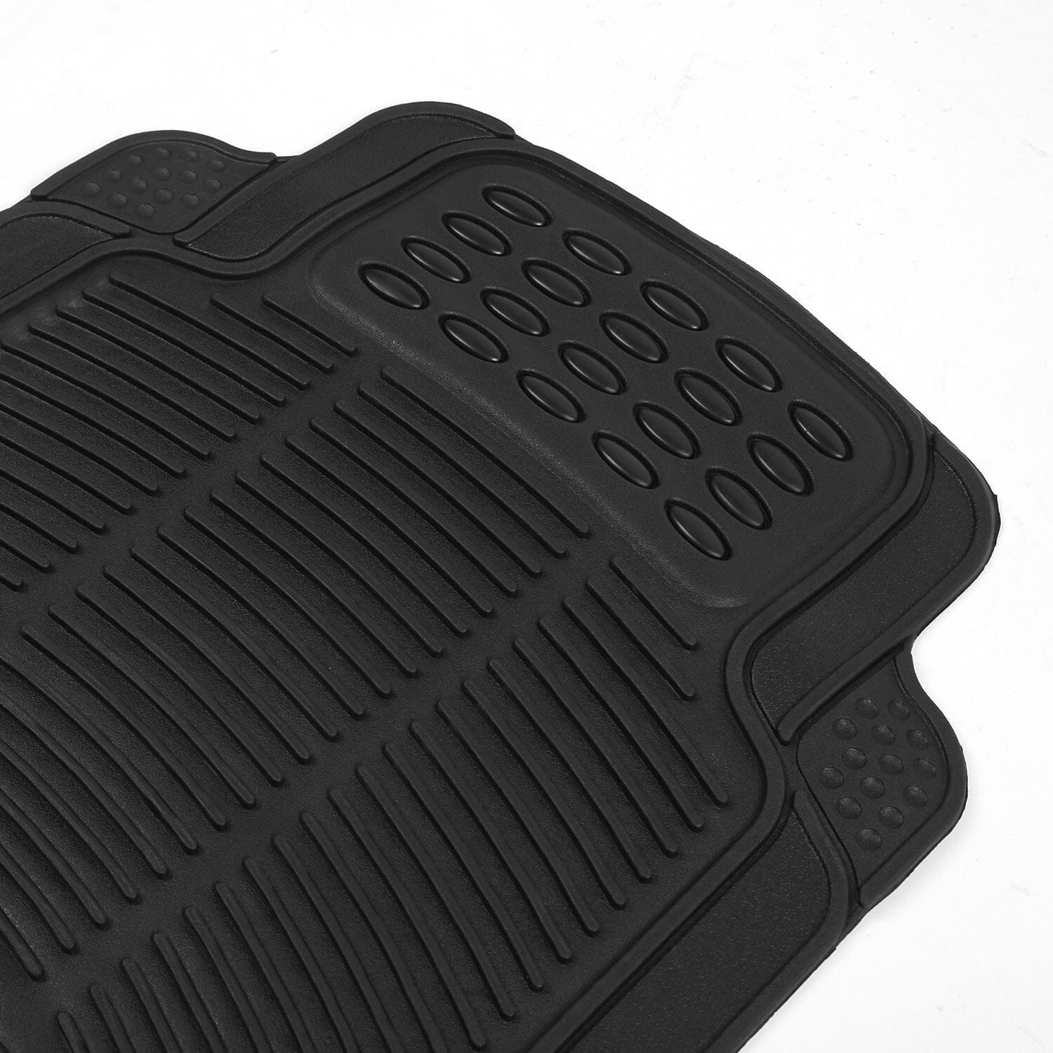 4-Pieces: Heavy Duty PVC Rubber Automotive Floor Mats with Trimmable Design Cheap Sale Sale