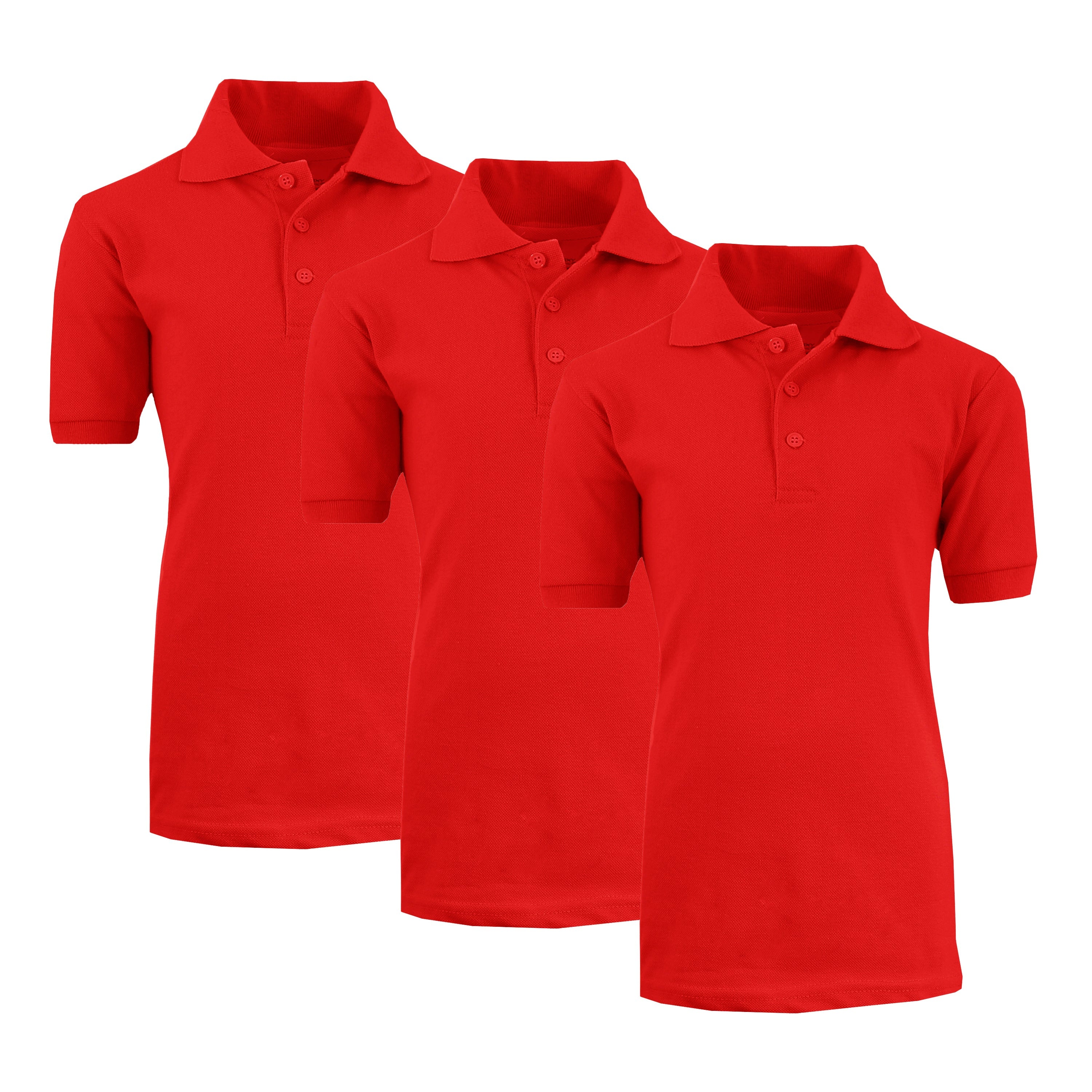 3-Pack: Boys School Uniform Polo Good Selling Sale Online