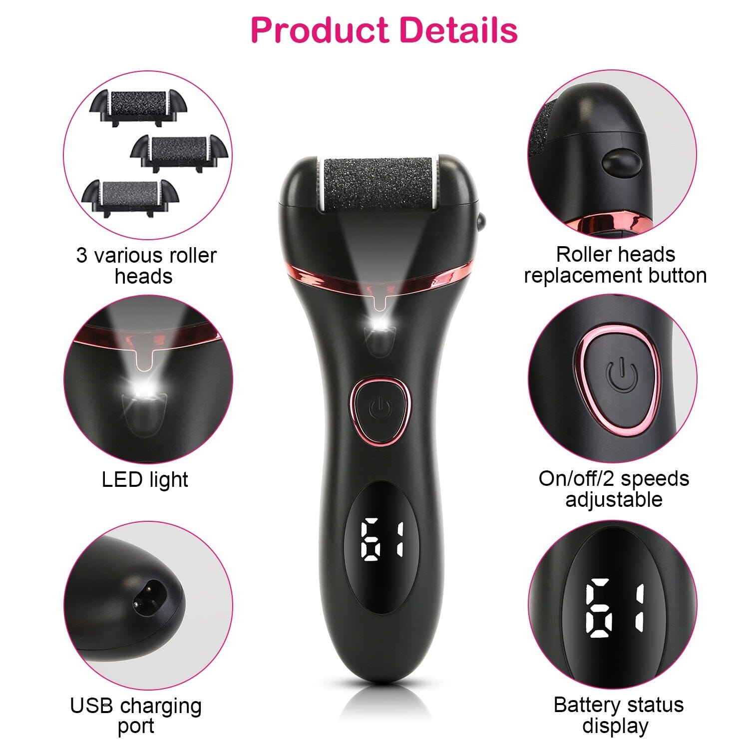 18-in-1 Electric Foot Callus Remover Tool Many Kinds Of Sale Online