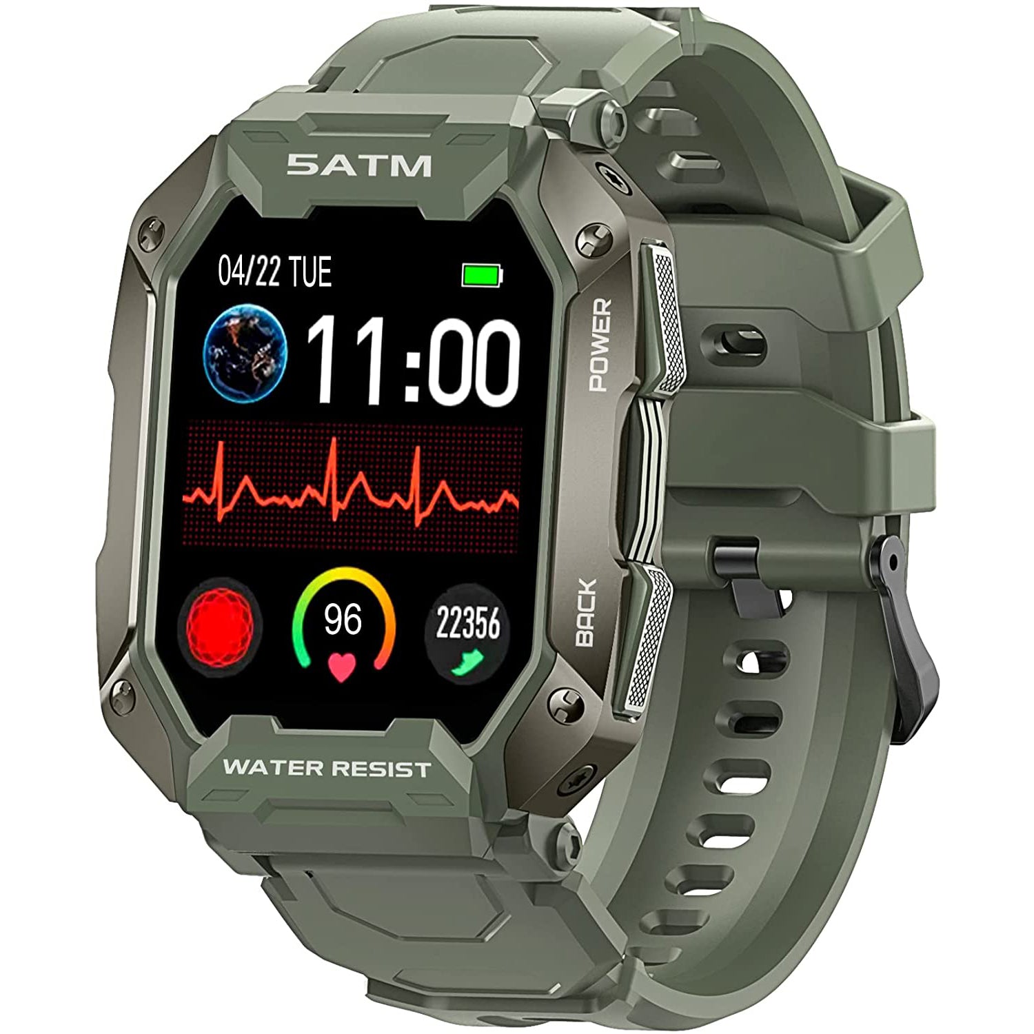 1.71 Tactical Military Sports Smart Watch Cheap Factory Outlet