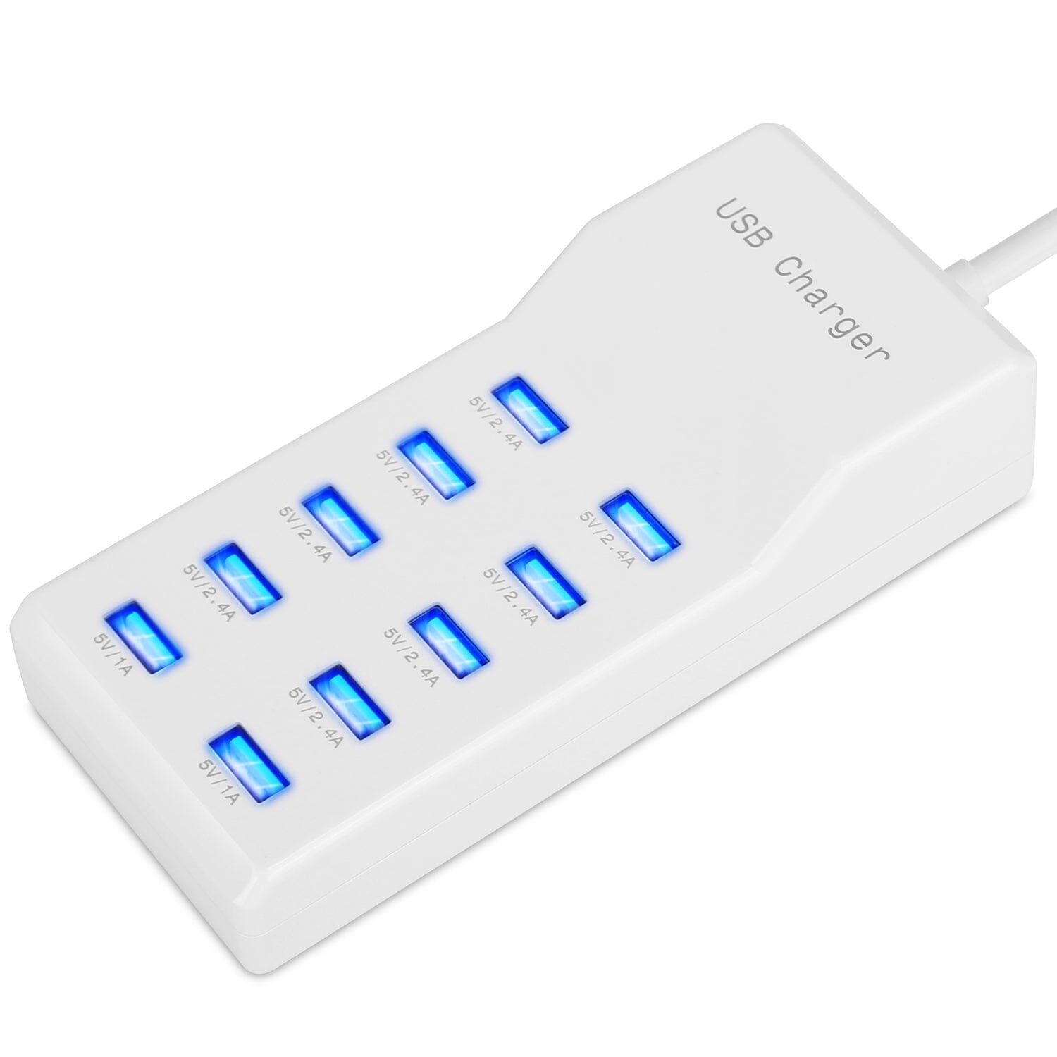 10-Ports 50W USB Wall Fast Charging Power Adapter Buy Online