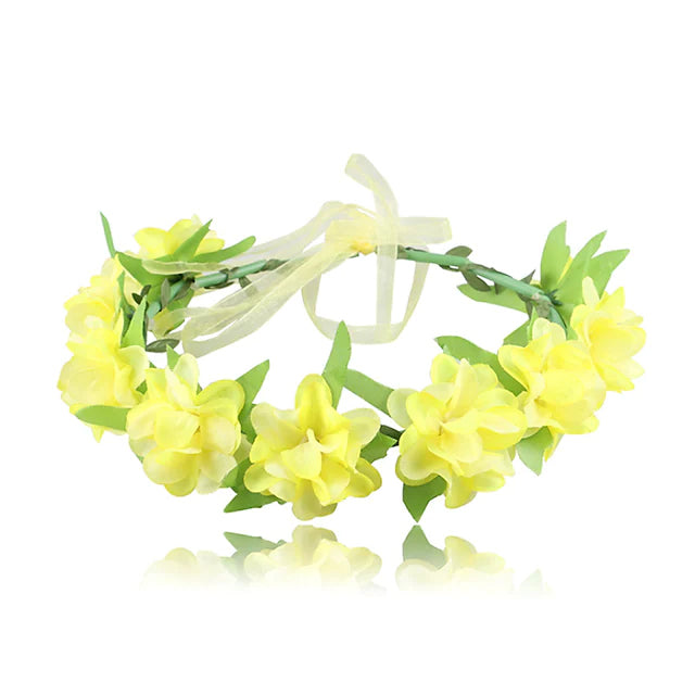 2-Pack: Girl's Floral Style Polyester Hair Accessories Free Shipping 100% Original