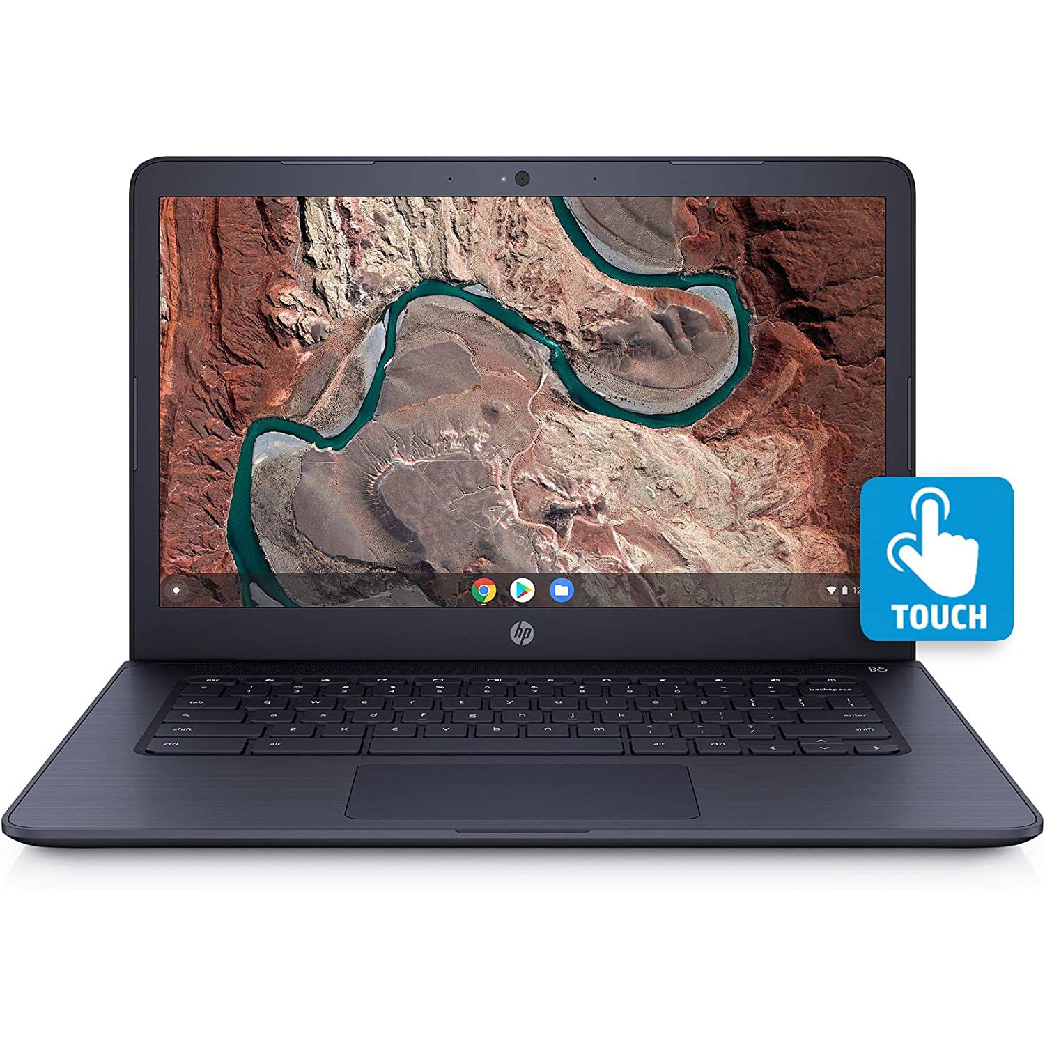 HP 14 Chromebook, AMD A4-9120C, 4GB Memory, 32GB Core 2C+3G Blue (Refurbished) 100% Guaranteed