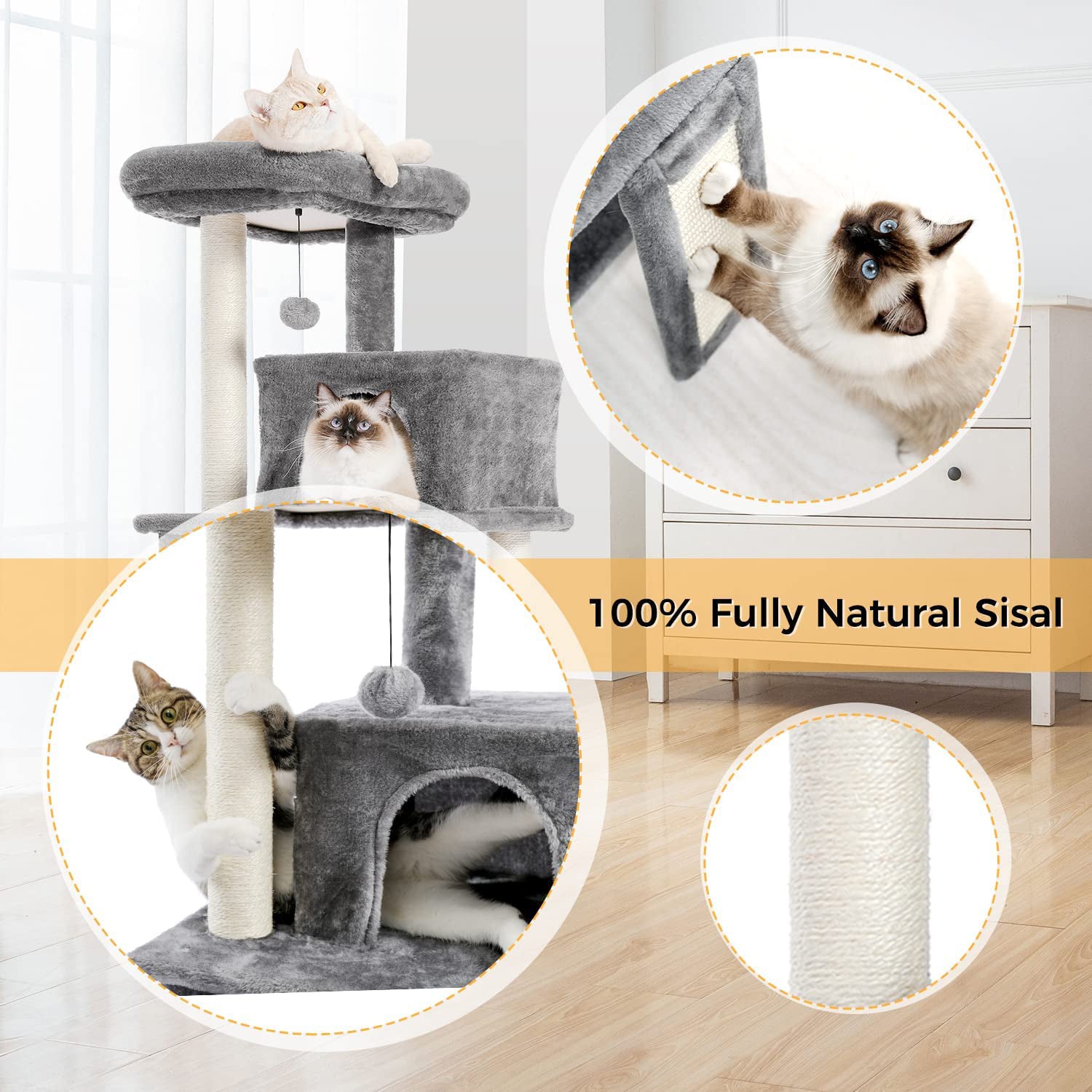 34 Cat Tree Deluxe Tower Sale Best Seller