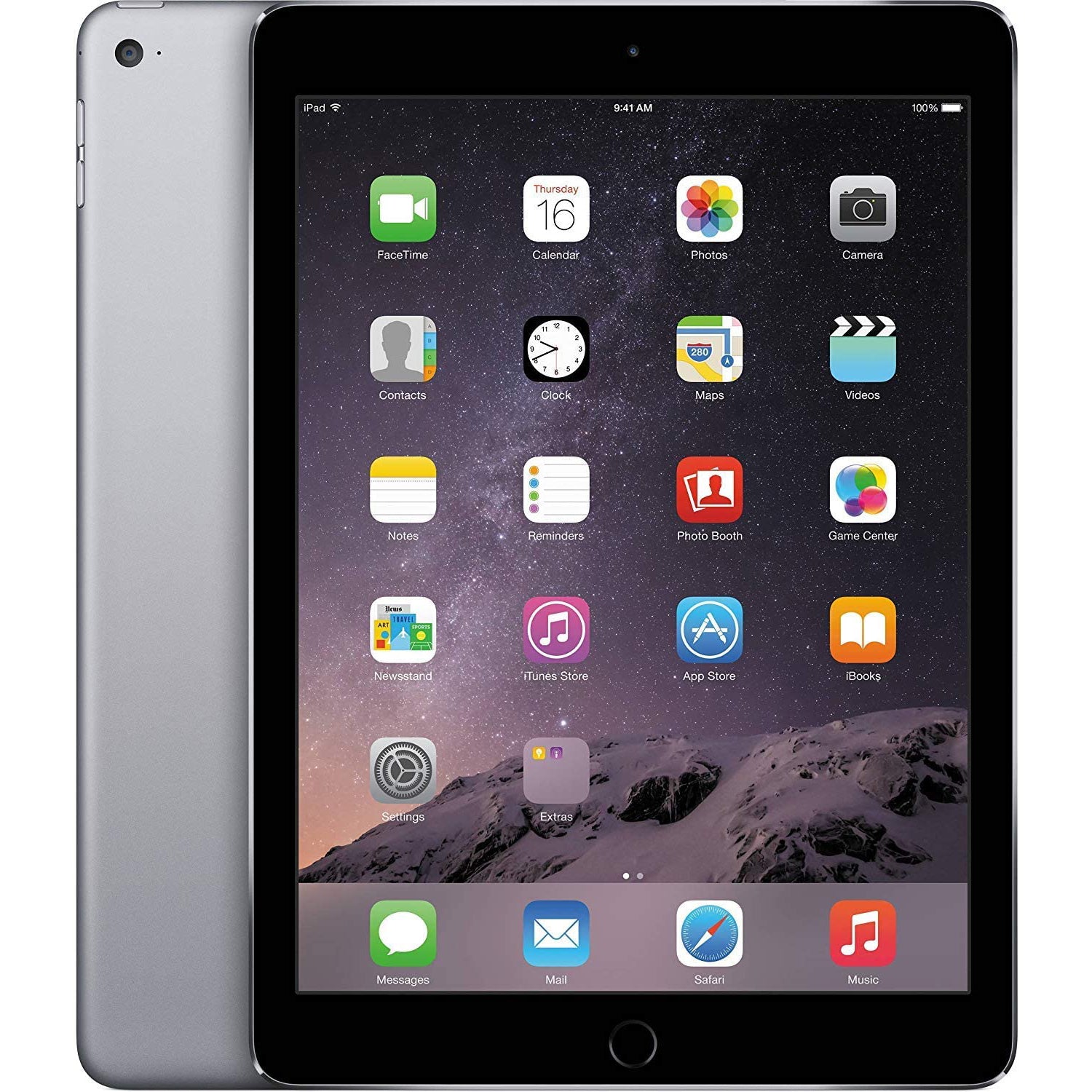 Apple iPad Air 2 16GB (WiFi) 9.7 LCD Space Gray (Refurbished) Buy Cheap Footlocker Finishline