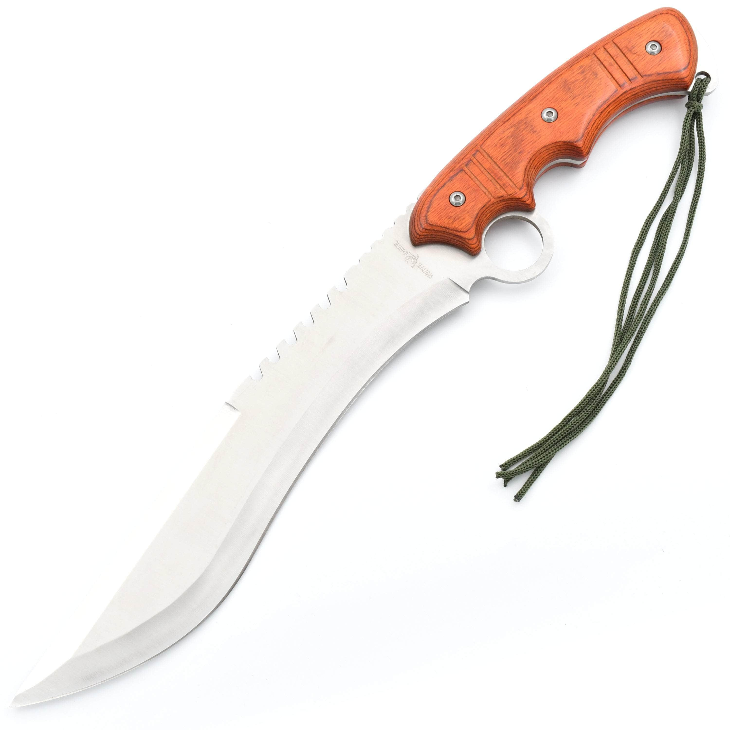 Devastator Survival Bowie Knife, 9.75 Blade, Wood Handle, Sheath - EW-2115A Newest Cheap Pice