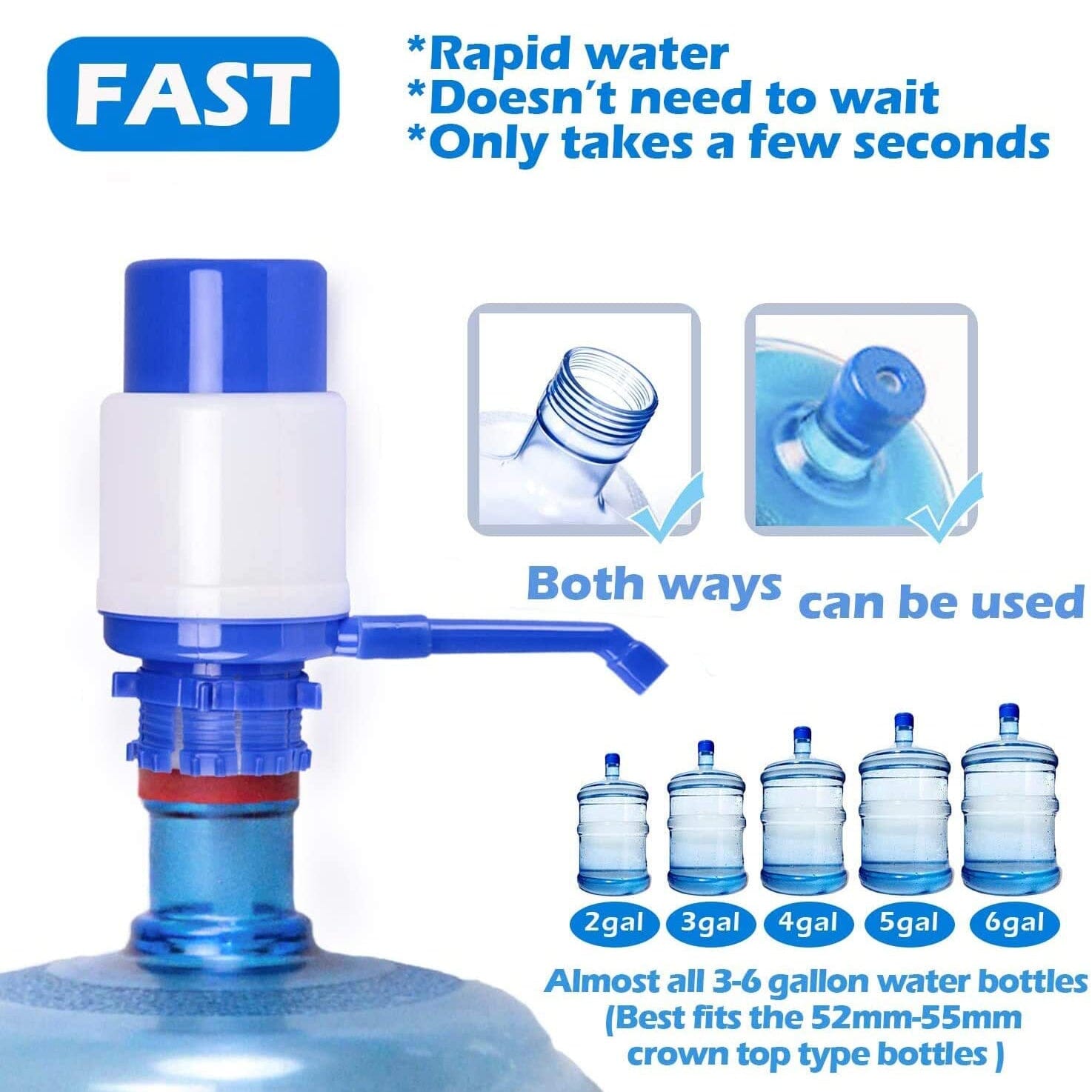 Water Bottle Pump Manual Pressure Water Dispenser Amazon Cheap Pice