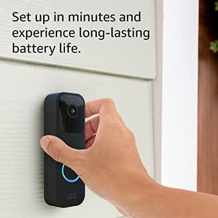 Blink Video Doorbell + 1 Outdoor 4 smart security camera (4th Gen) with Sync Module 2  (Refurbished) Visa Payment For Sale