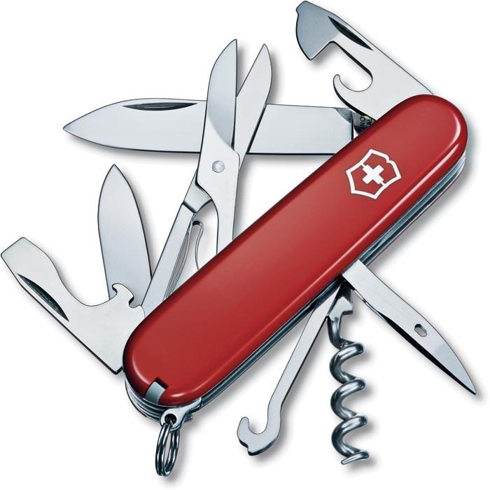 Victorinox Climber Swiss Army Knife, Red Scales - 1.3703-033-X1 Outlet Great Deals