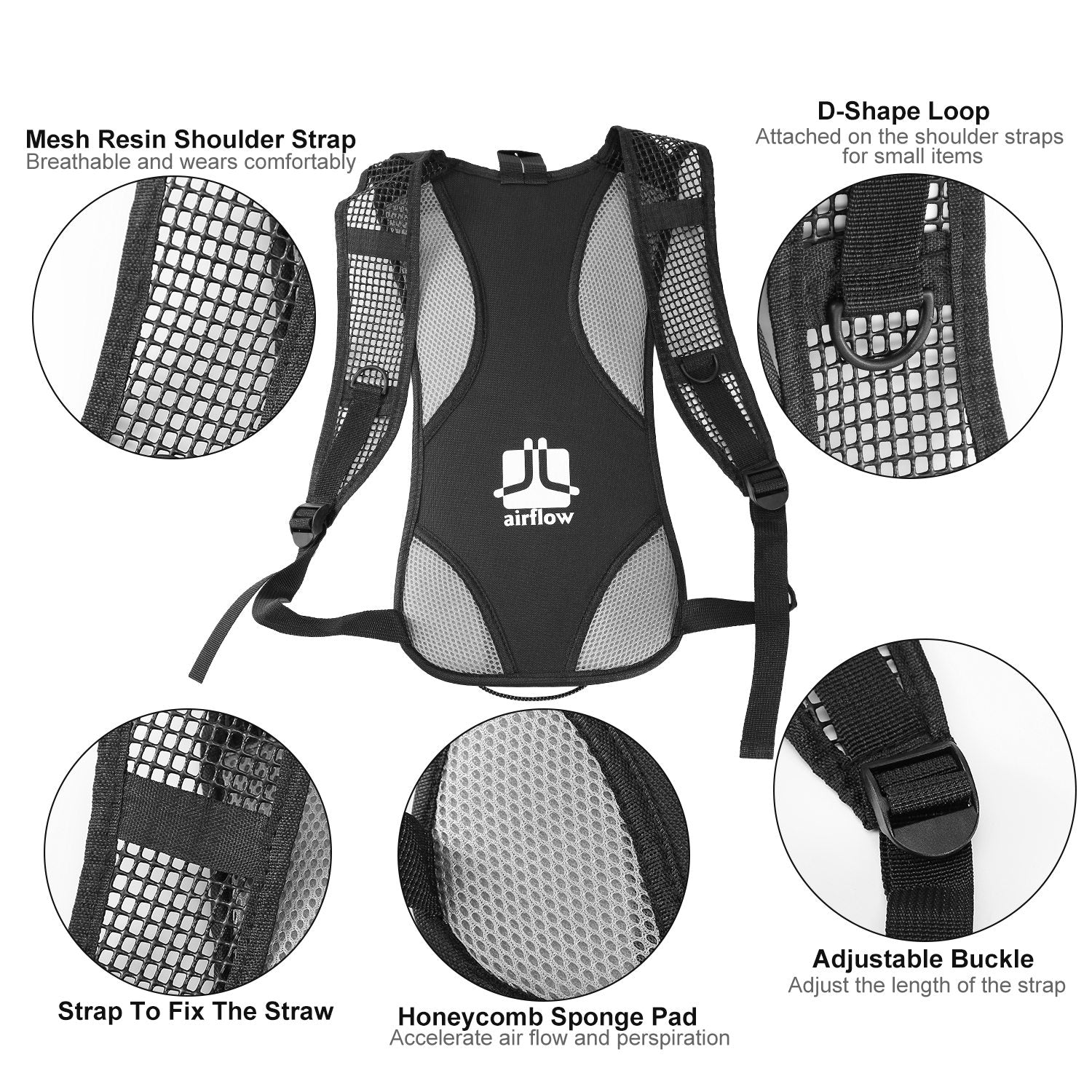 Hydration Backpack Pack with 2L Water Bladder Free Shipping For Sale