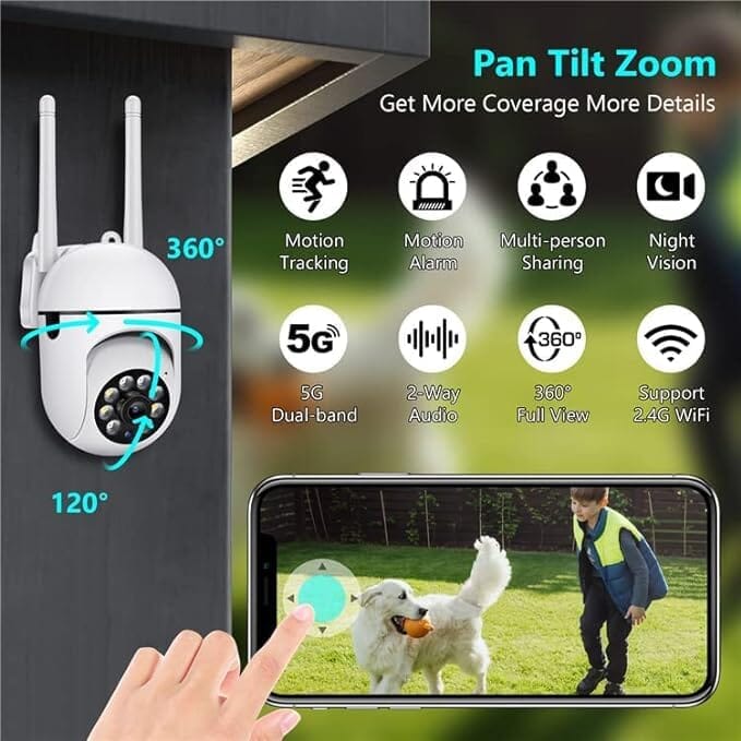 360 Full HD Wi-fi Wireless IP CCTV Security Camera Collections Online