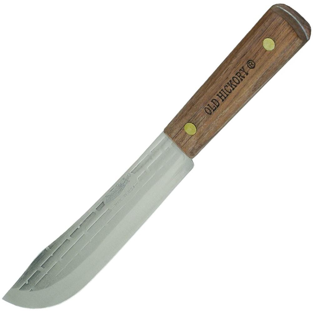 Ontario Old Hickory 7 Butcher Knife with Hardwood Handle - 7025 For Nice For Sale