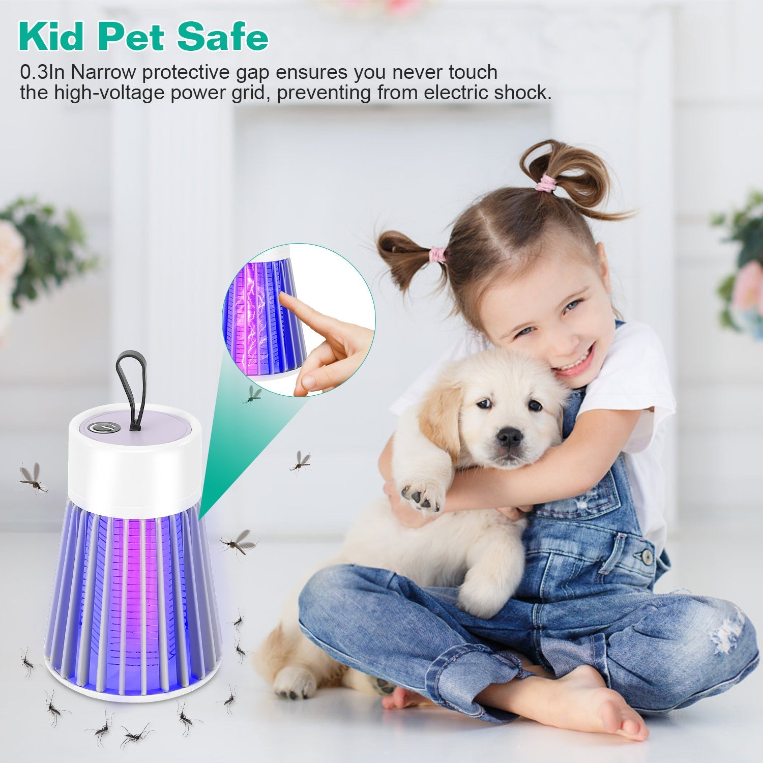 Portable LED Electric Bug Zapper Mosquito Insect Killer Lamp Sale Professional