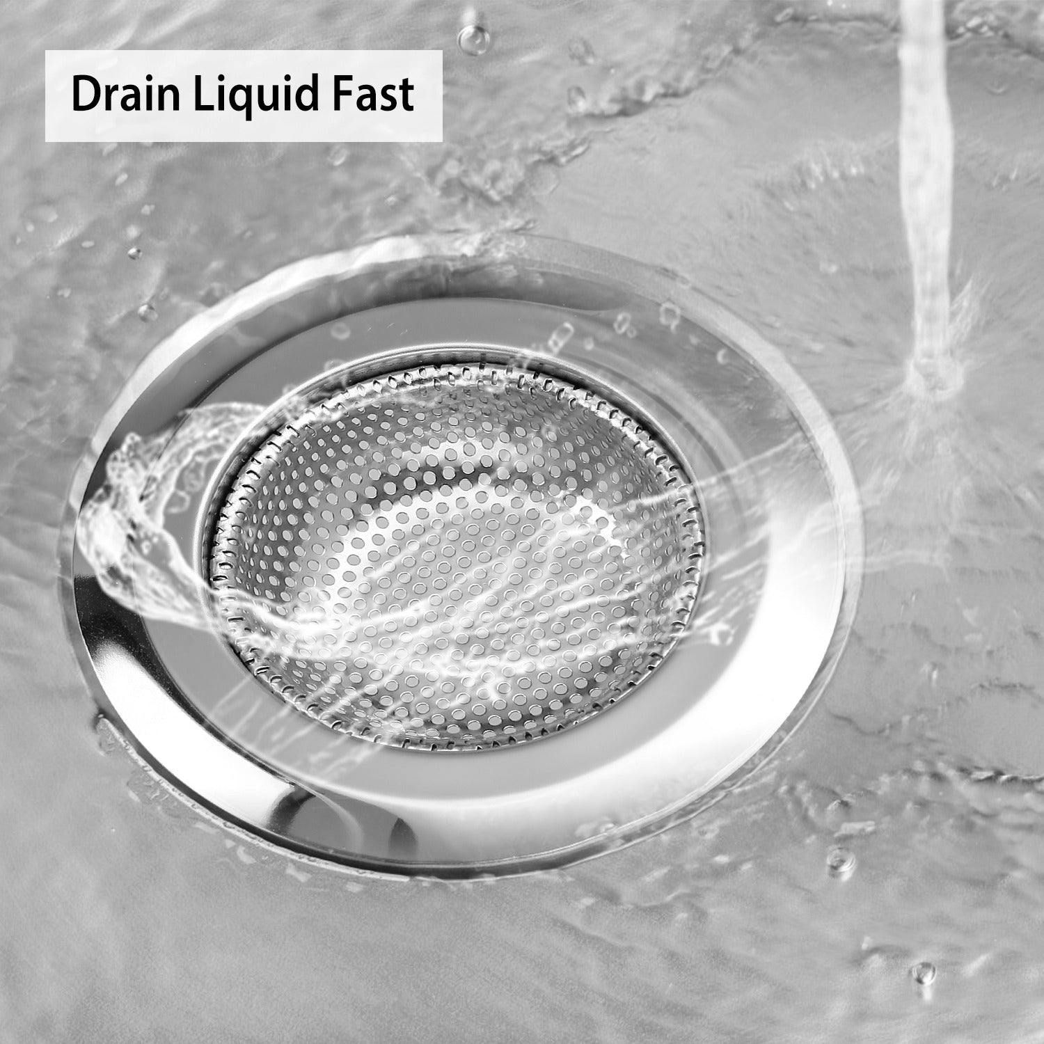 2-Piece: 4.53-Inch Kitchen Sink Strainer Cheap Sale Pay With Paypal